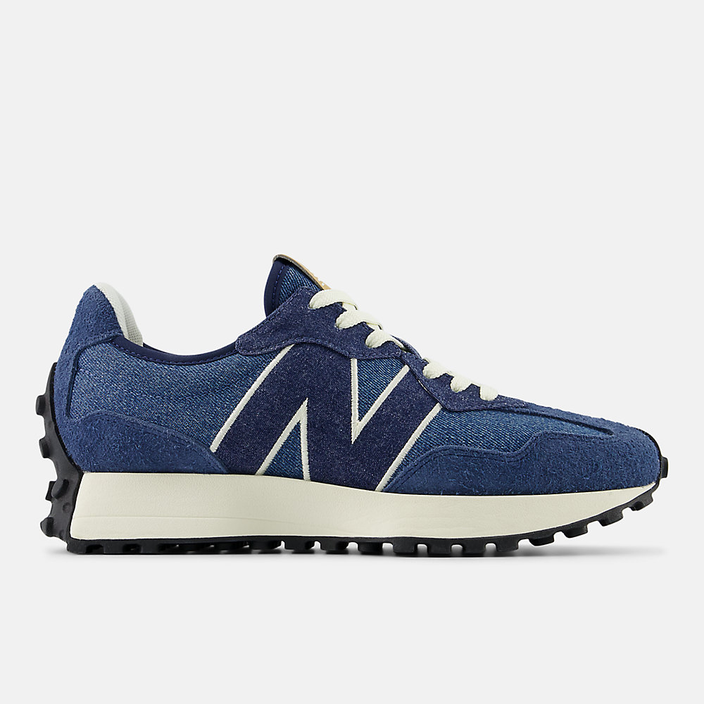 New Balance 327 Shoes Heron Blue with Angora